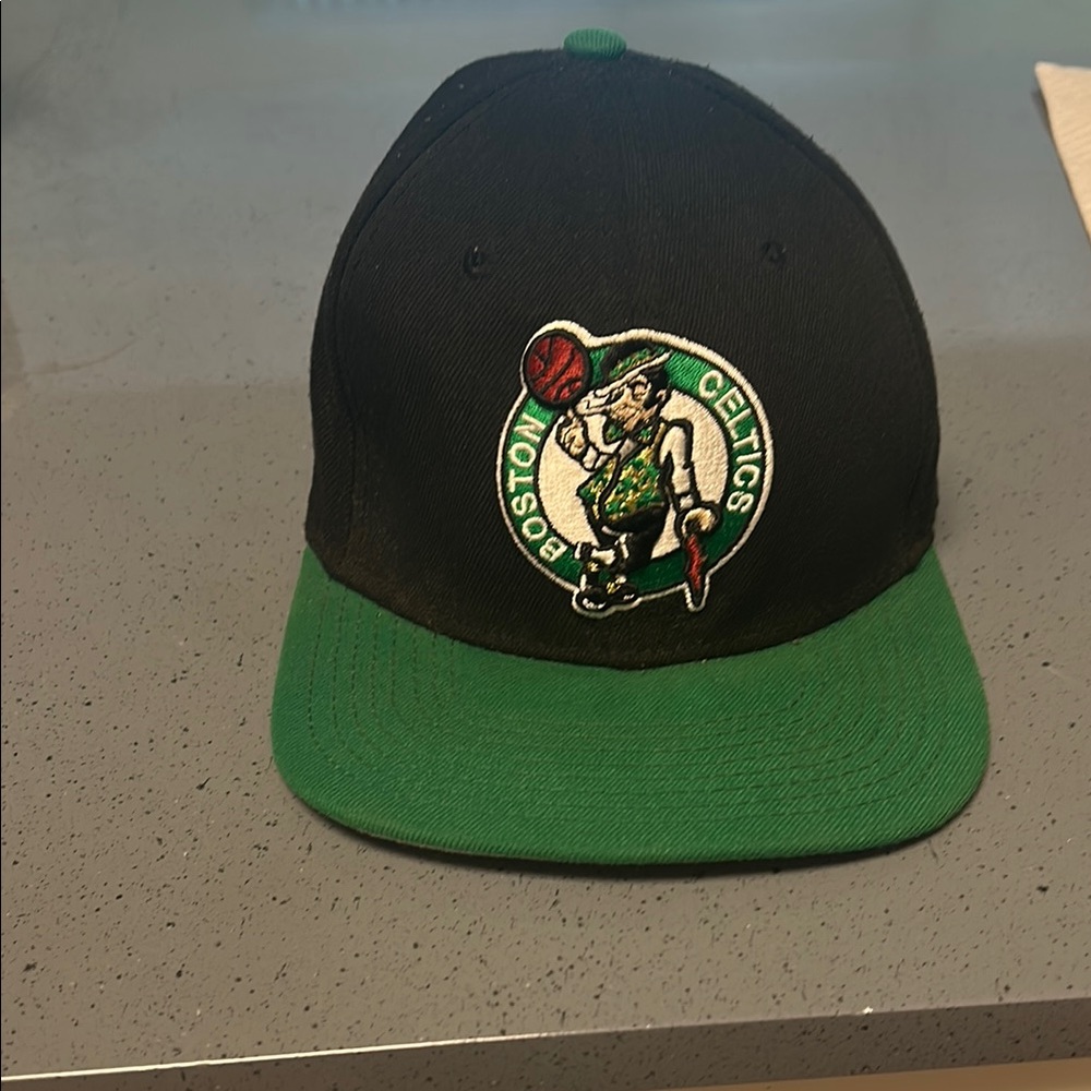 Boston Celtics Black and Green SnapBack Cap